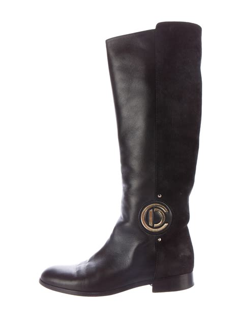 christian Dior high knee boots